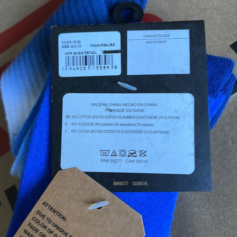 VANS “Off The Wall” Men’s socks - Picture 8 of 10